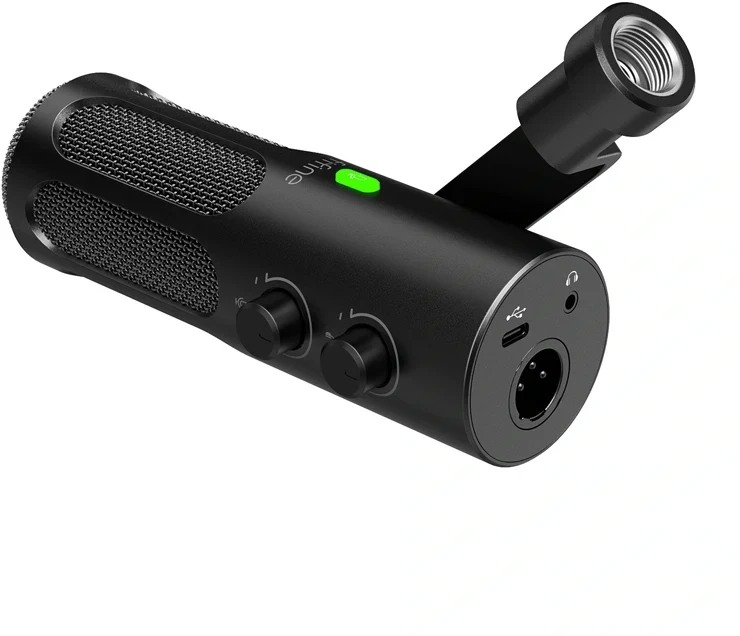 Mikrofonas - Fifine Tank 3 Dinaminis Kardioidinis XLR USB-C Juodas