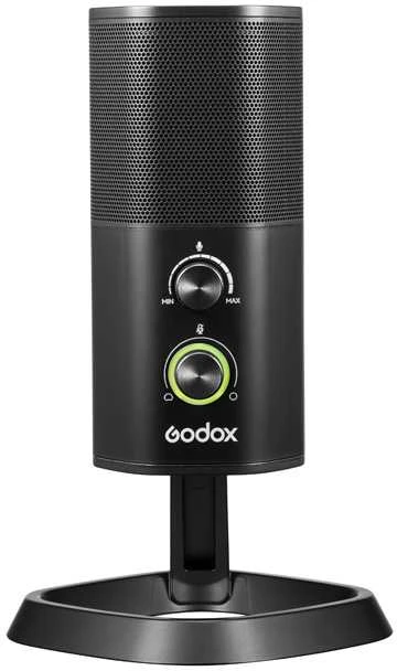 Mikrofonas - Godox UMic22 Dual Pattern USB Condenser 100m Range Juodas