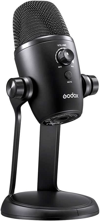 Mikrofonas - Godox UMic82 USB kondensatorinis kardioidinis omnidirekcinis juodas