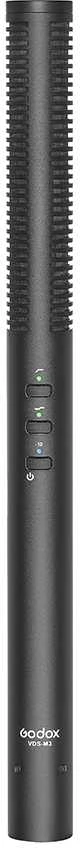 Mikrofonas - Godox VDS M3 Supercardioid Condenser 20Hz-20kHz Juodas