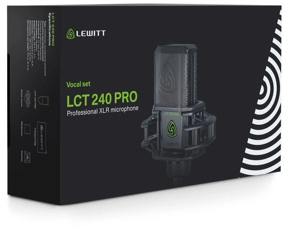 Lewitt LCT 240 Pro vokalinis komplektas - kondensatorinis mikrofonas