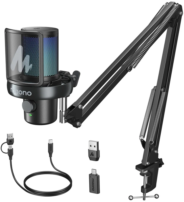 Maono DM40 S Pro microphone (juodas)