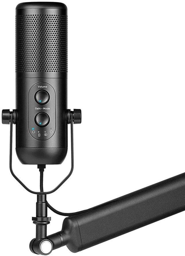Novox NCX New - profesionalus USB mikrofonas, 3 kapsulių
