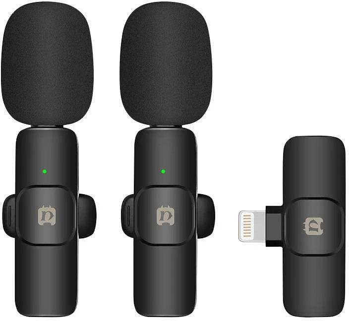 Belaidis mikrofonas Puluz PU3150B Lavalier Type Belaidis mikrofonas Puluz PU3151B Lavalier Type Lightning