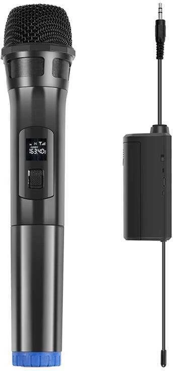 Belaidis UHF dinaminis mikrofonas PULUZ PU628B 3.5 mm (juodas)