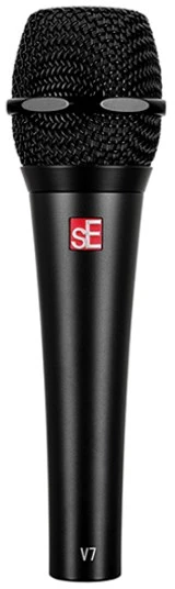 Mikrofonas - sE Electronics V7 Dinaminis Superkardioidinis 40–19,000 Hz Juodas