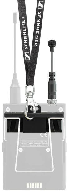 „Sennheiser MKE Mini“ – miniatiūrinis visakryptis prisegamas mikrofonas, juodas