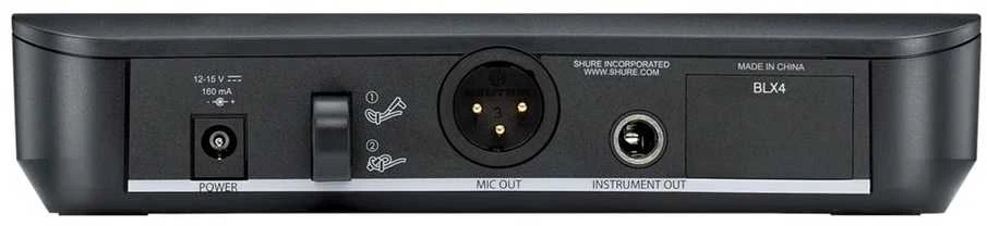 Shure BLX24E/SM58-H8E - Belaidė vokalinė sistema su SM58 mikrofonu