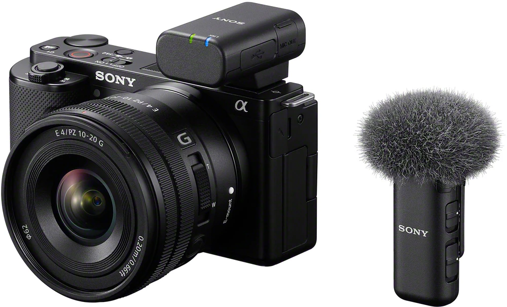 Mikrofonas - Sony ECM-W3S Belaidė Mikrofonų Sistema, 150 m, 6 Val., USB 48 kHz/24 bit
