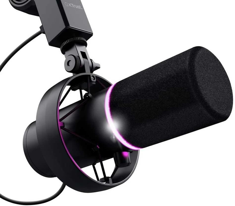 TRUST GXT 255+ Onyx laidinis mikrofonas + laikiklis | USB