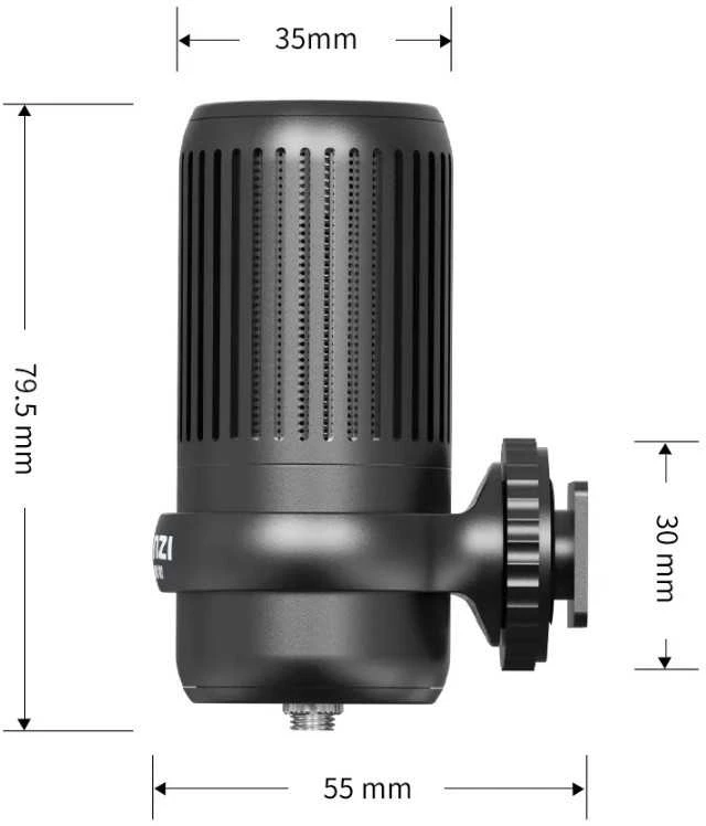 Mikrofonas - ULANZI Nova Mic 01 Kondensatorinis 3.5mm Mini Jack