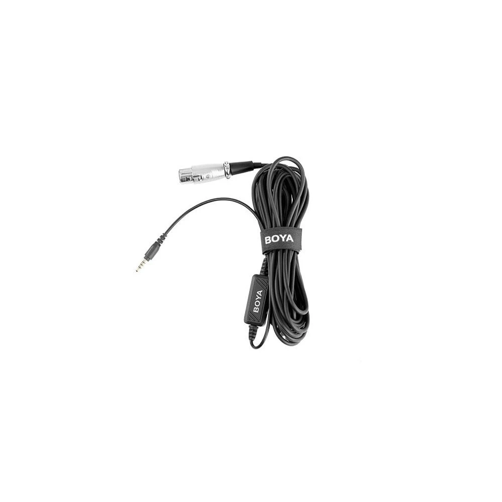 Mikrofono adapteris su laidu Boya BY-BCA6 XLR to 3.5mm