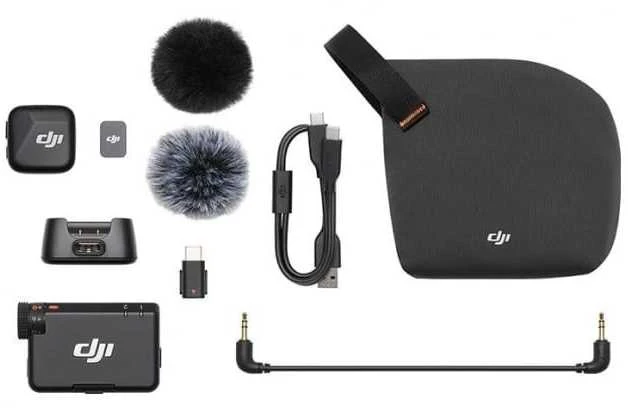 DJI Mic Mini (1 TX + 1 RX), modelis - CP.RN.00000432.01, žema