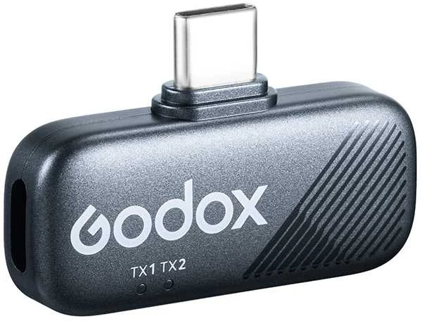 Mikrofono sistema - Godox Cube C Combo Kit1 2.4GHz belaidis, 40 valandų baterija