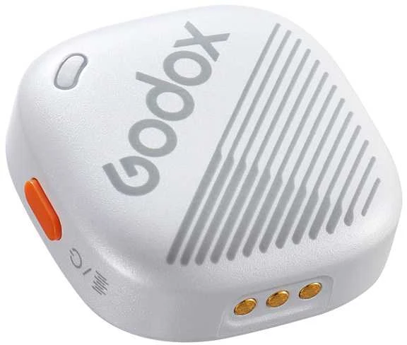 Mikrofono sistema - Godox Cube C Kit2 2 siųstuvai, 300m nuotolis, 24-bit audio balta