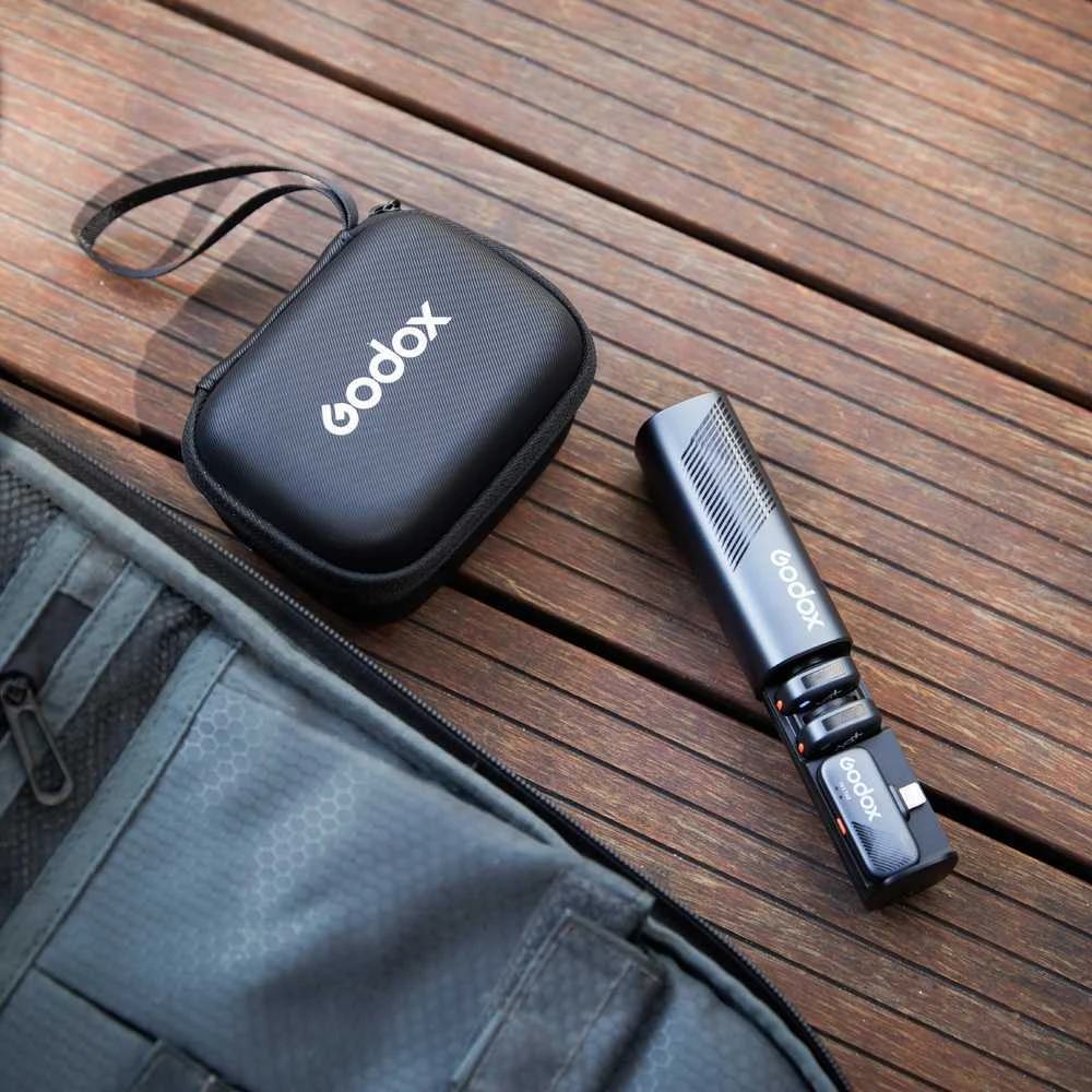 Mikrofono sistema - Godox Cube SC Kit2 48kHz/24bit 300m nuotolis Juodas