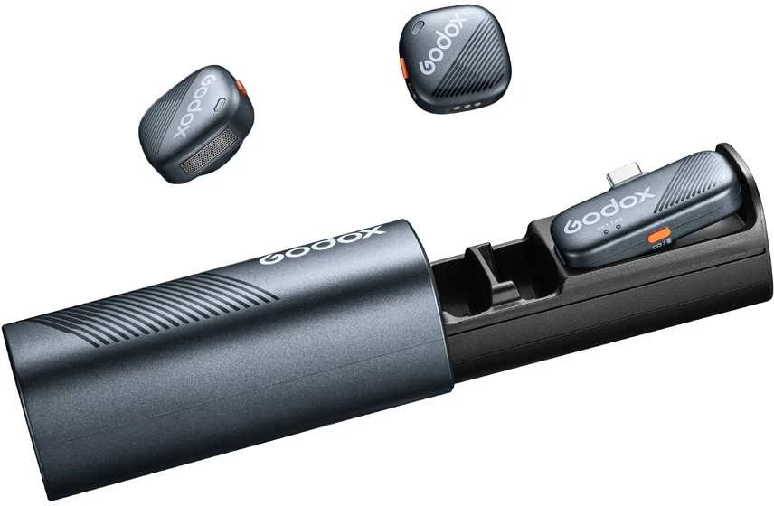 Mikrofono sistema - Godox Cube SC Kit2 48kHz/24bit 300m nuotolis Juodas