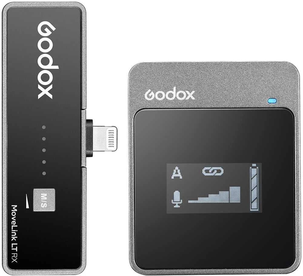Mikrofono sistema - Godox MoveLink LT1 Wireless Lavalier, Lightning Connector