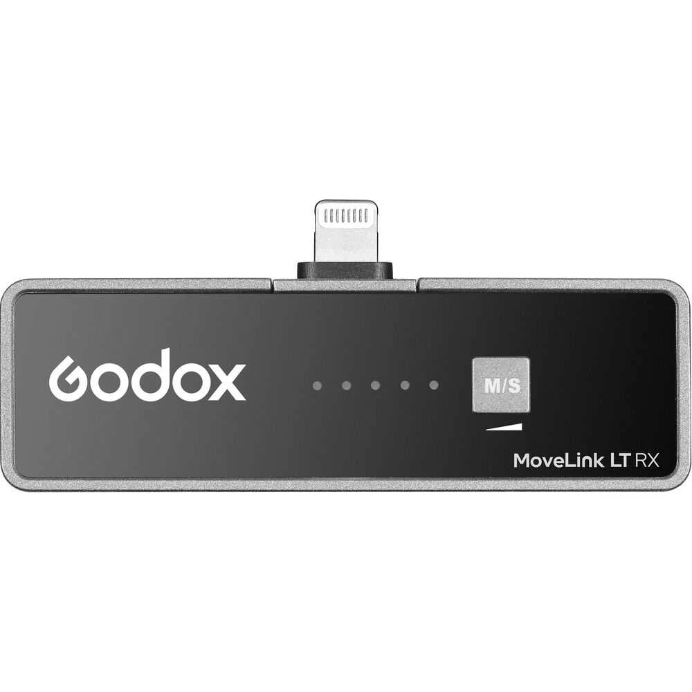 Mikrofono sistema - Godox MoveLink LT2 Lightning belaidis siųstuvas ir imtuvas