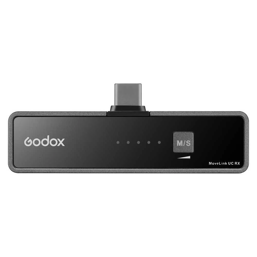 Mikrofono sistema - Godox MoveLink UC2 USB C belaidė mikrofono sistema su 2 siųstuvais