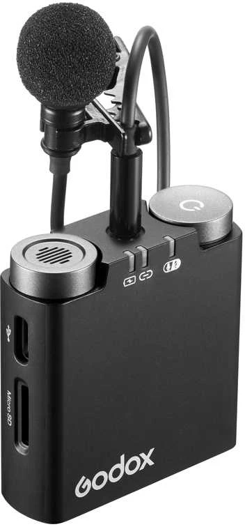 Mikrofono sistema - Godox Virso M1 belaidis mikrofonas 650ft nuotolis juodas