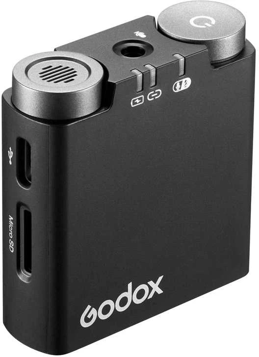 Mikrofono sistema - Godox Virso M1 belaidis mikrofonas 650ft nuotolis juodas