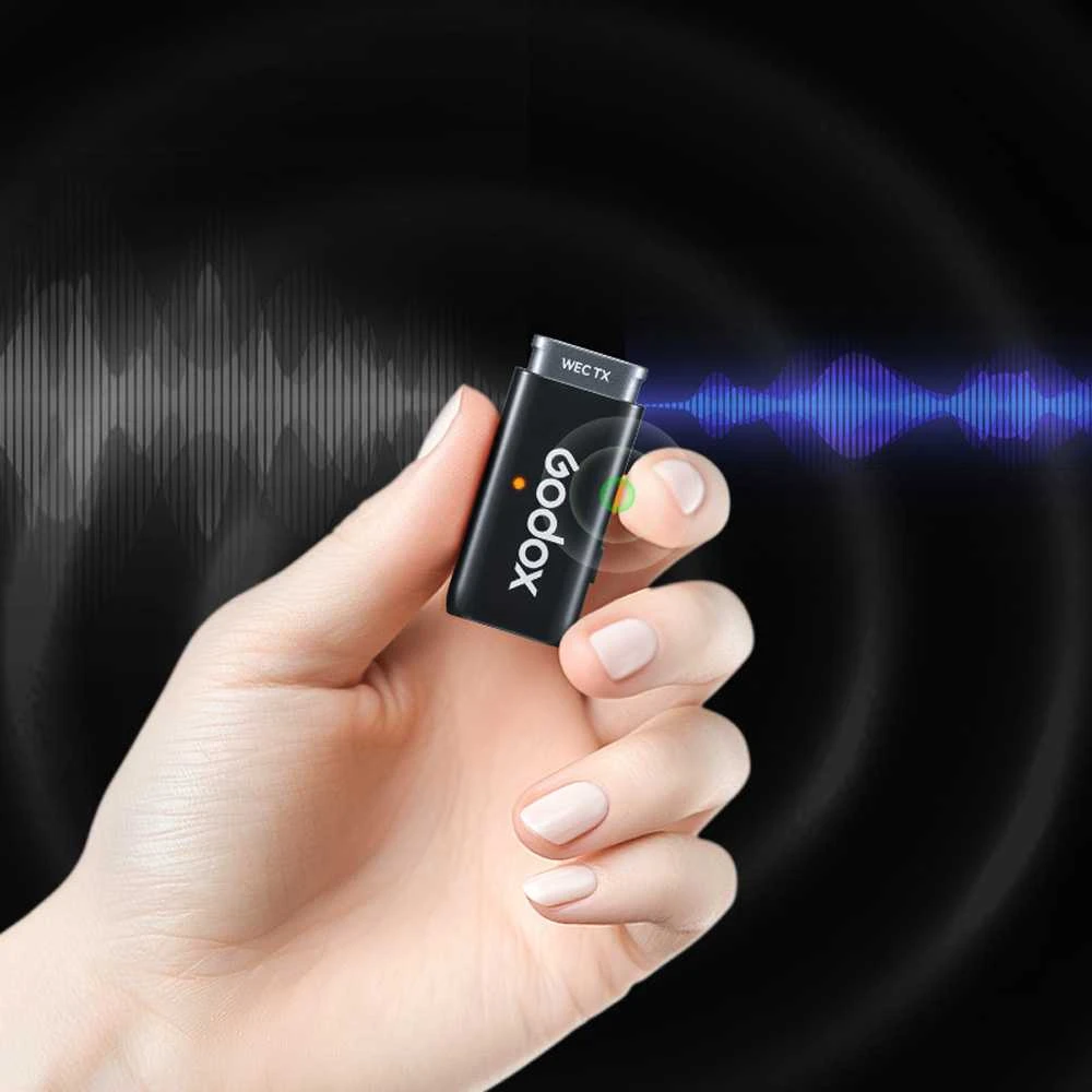 Mikrofono sistema - Godox WEC S Kit2 2.4 GHz belaidė mikrofono sistema Sony kameroms