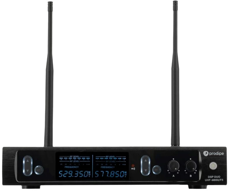 „Prodipe M850 DSP Duo UHF F5“ – UHF sistema su 2 nešiojamais mikrofonais