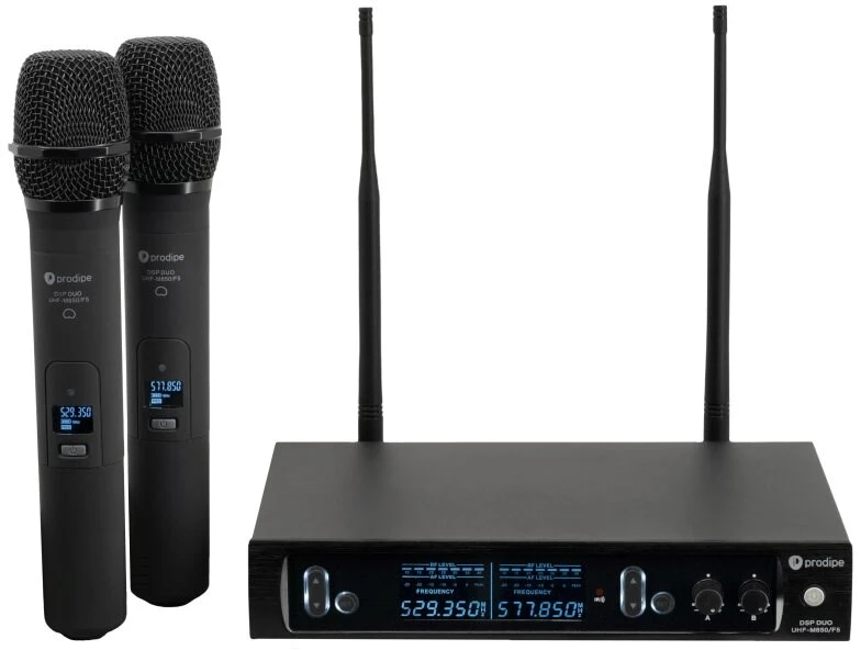 „Prodipe M850 DSP Duo UHF F5“ – UHF sistema su 2 nešiojamais mikrofonais