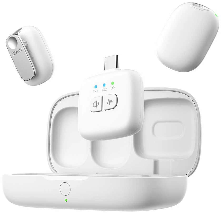 Mikrofono sistema - Ulanzi A30 belaidė mikrofono sistema USB-C 2.4GHz