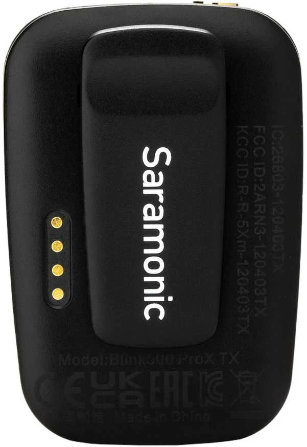 Mikrofono Siųstuvas - Saramonic Blink500 ProX TX 100m Nuotolis 10h Baterijos Gyvavimo Trukmė OLED Ekranas
