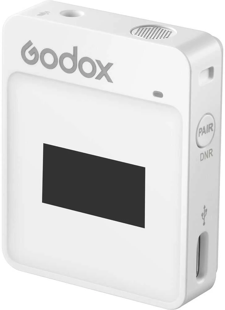 Mikrofonų sistema - Godox MoveLink II M2 Wireless, 2 siųstuvai, 100m nuotolis, balta