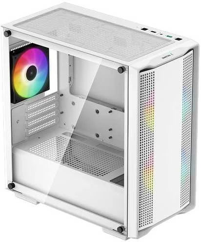 „Deepcool“ | ARGB „Micro-ATX“ korpusas | CC360 | Baltas | Mini-ITX / Micro-ATX | ATX PS2 (didžiausias ilgis: 160 mm)