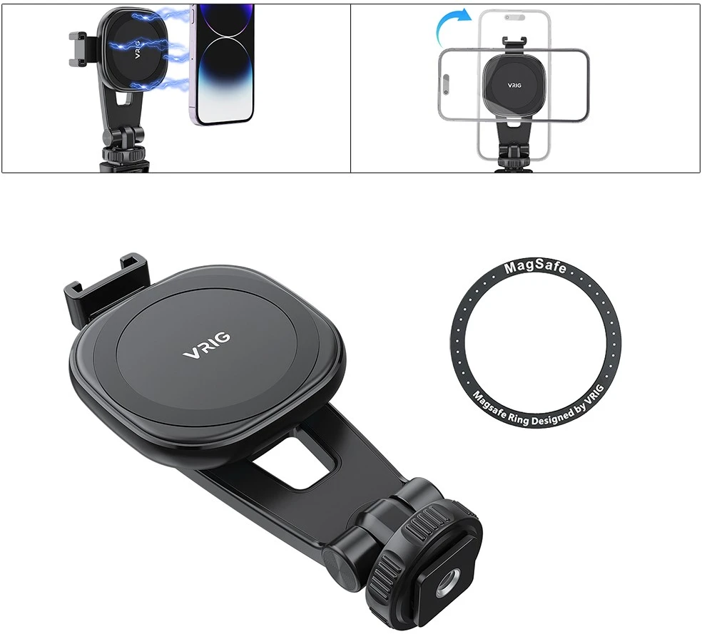 Mitoya Telefono laikiklis - VRIG MG-03 Magnetinis iPhone'ams su MagSafe, 250g apkrovos talpa
