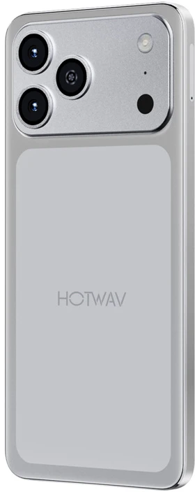 HOTWAV A17 Pro Max smartphone (sidabrinis)