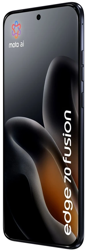„Motorola edge 70 fusion“ 17,2 cm (6,78 colio) dviejų SIM kortelių „Android 16.0“ 5G USB C tipo 12 GB 256 GB 7000 mAh Juodas