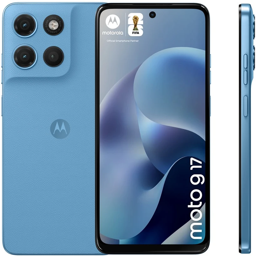 Motorola G17 4/128GB Alaskan Mėlyna