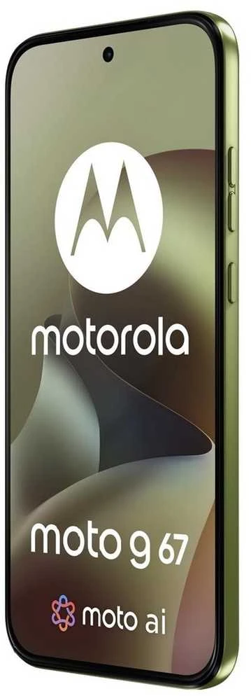 „Motorola Moto G67 5G 8/256 GB“ išmanusis telefonas su „PANTONE Nile“ spalva