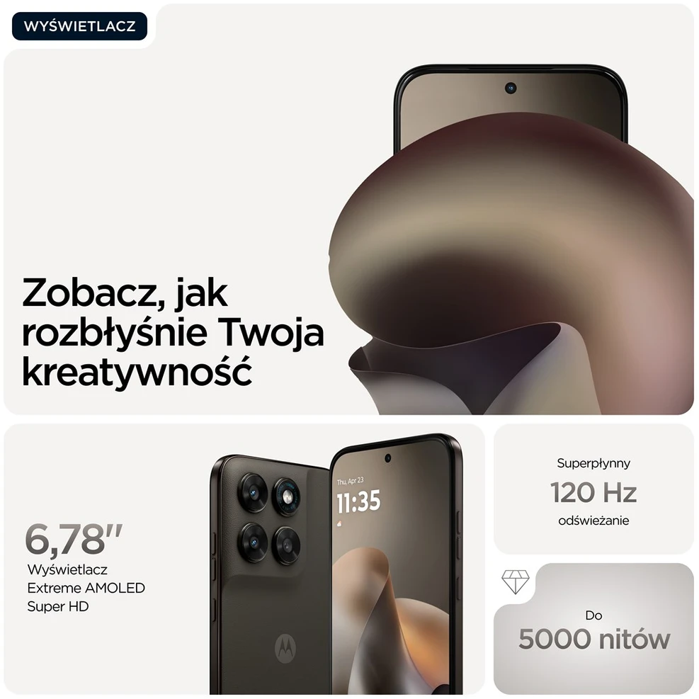 Motorola moto g77 17.3 cm (6.8") Hybrid Dual SIM Android 16.0 5G USB Type-C 8 GB 128 GB 5200 mAh Juodas