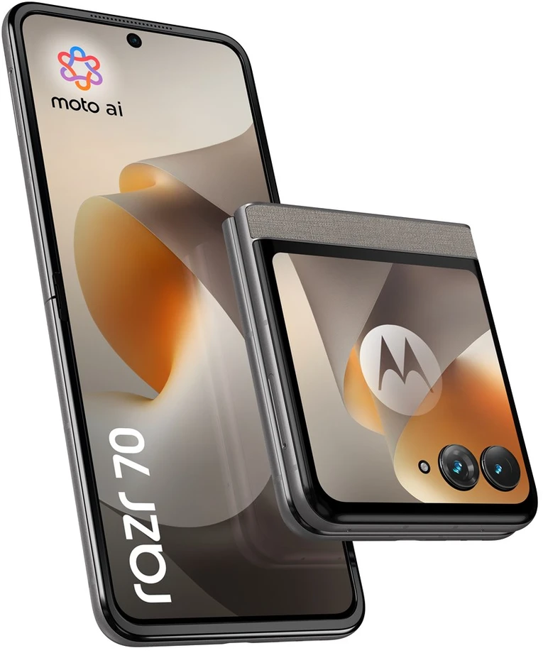 Mobilus Telefonas - Motorola Razr 70 6,9" 8 GB 256 GB 5G Dvi SIM Kortelės Hematito Rausva