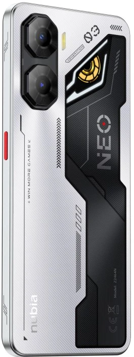 Nubia Neo 3 5G 17.3 cm (6.8") Dual SIM USB Type-C 8 GB 256 GB 5200 mAh Cyber Sidabrinis