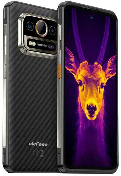 Mobilus telefonas - ULEFONE ARMOR 25T 6GB RAM 256GB Atmintis 50MP Kamera Šalčio Juoda