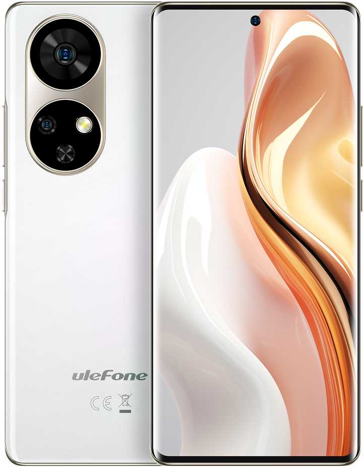 Mobilus Telefonas - ULEFONE NOTE 17 PRO 12GB RAM 256GB Atmintis 108MP Kamera Perlų Balta