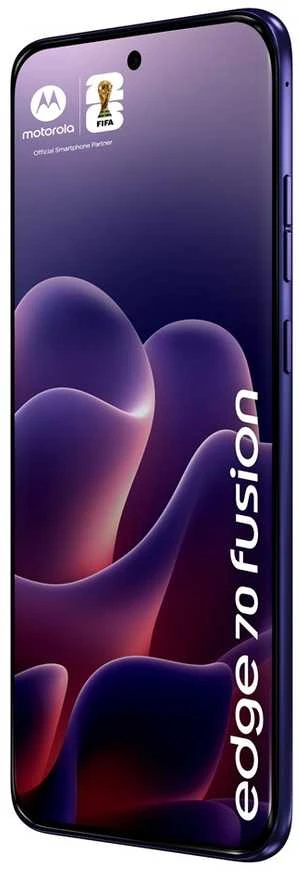„Motorola edge 70 fusion“ 17,2 cm (6,78 colio) dviejų SIM kortelių „Android 16.0“ 5G USB C tipo 12 GB 256 GB 7000 mAh violetinis