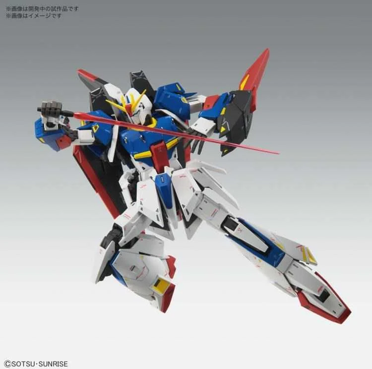 Kolekcinė Figūrėlė - Bandai MG 1/100 Zeta Gundam Ver.Ka Metalizuotas Paviršius