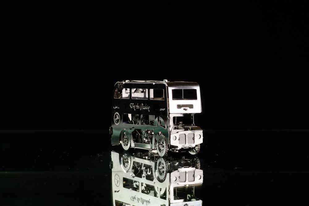 Time For Machine Cute Double-Decker - metalinio konstruktoriaus komplektas