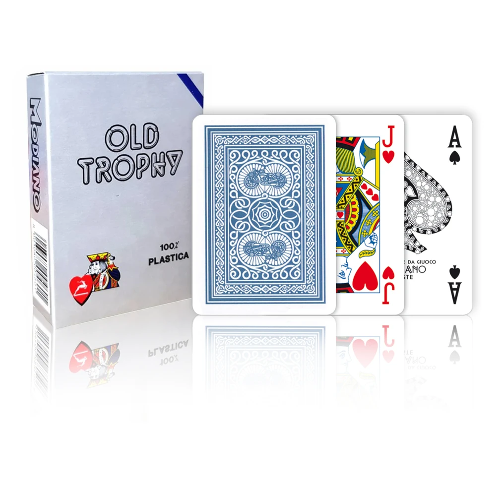 Modiano Old Trophy Žaidimų Kortos (mėlynos)