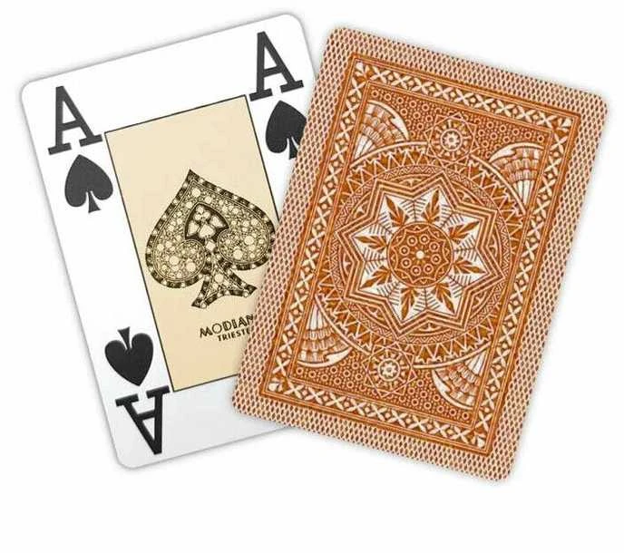 Modiano Poker Žaidimo Kortos (Oranžinės)