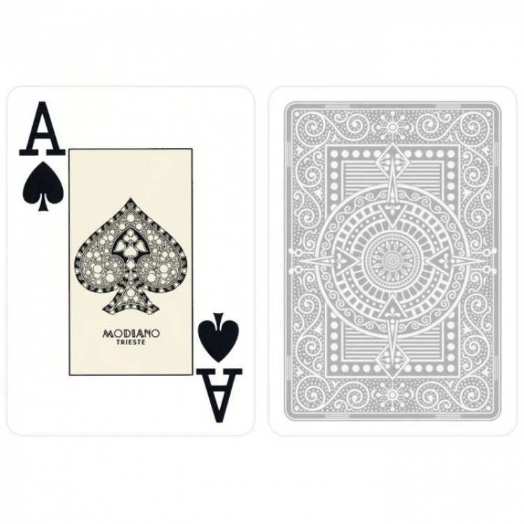 Modiano Texas Poker Hold Em Žaidimų Kortos (Pilkos)