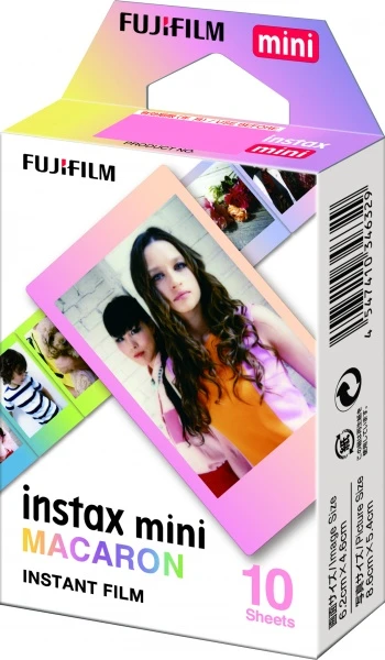 Fujifilm | Instax Mini Macaron momentinis filmas | 86 x 54 mm | Kiekis 10